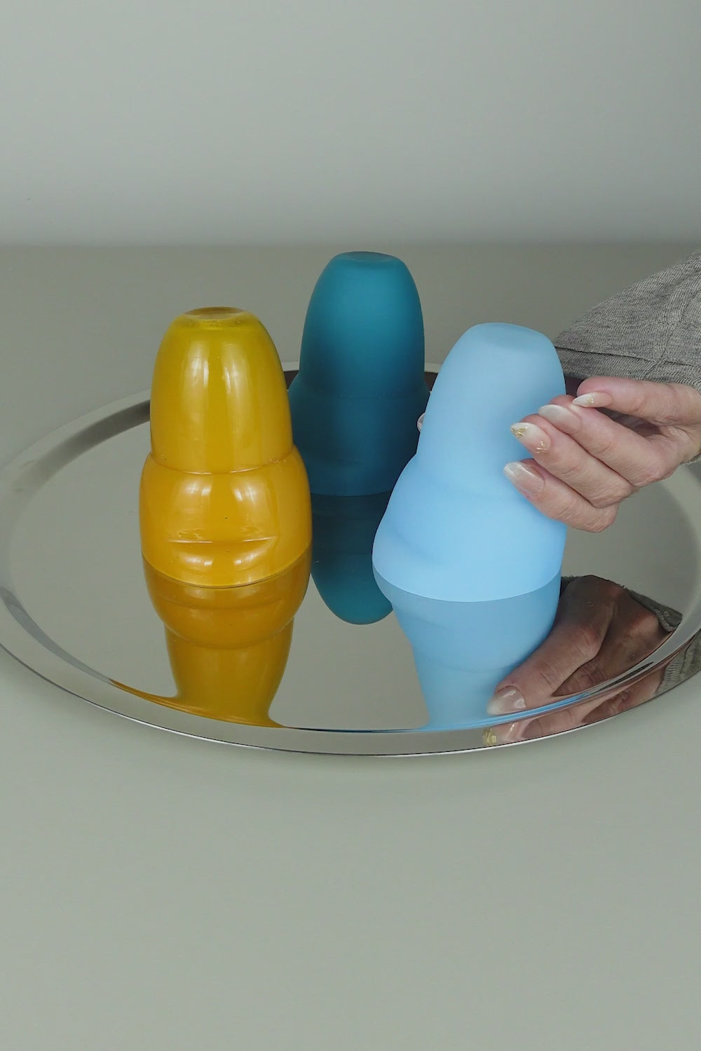 CORNU | Teal   Frosted Glass